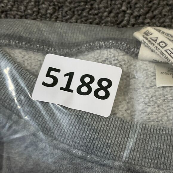 PINK Victoria Secret Sweatshirt Womens Size XS Grey Gray Pullover Crew Neck - Picture 8 of 8